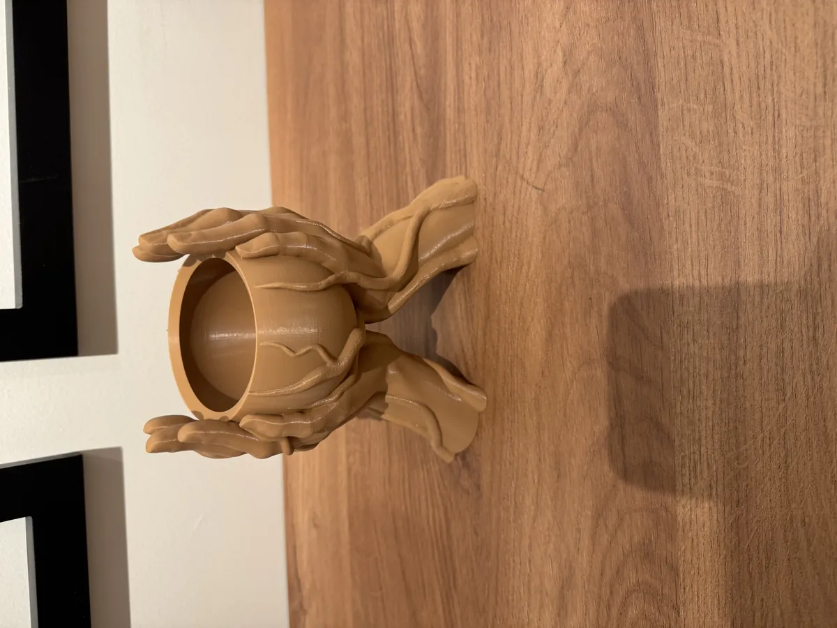 Cupped Hands Vase